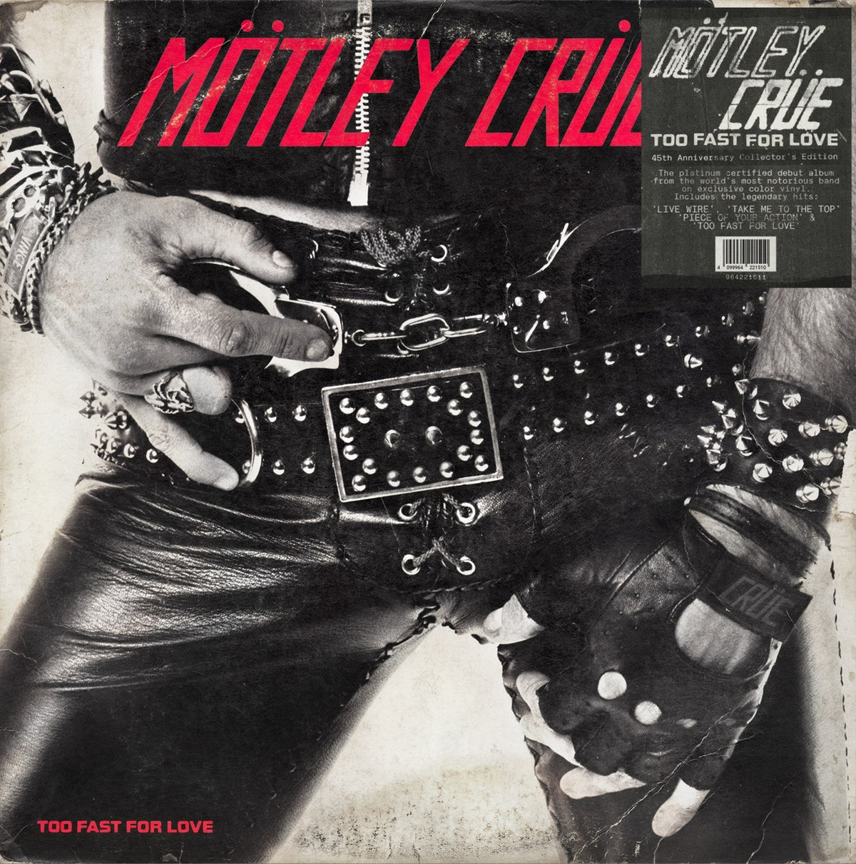 Motley Crue - Too Fast For Love (Indie Exclusive, Black & Red Smoke Colored Vinyl, 45th Anniversary Edition)