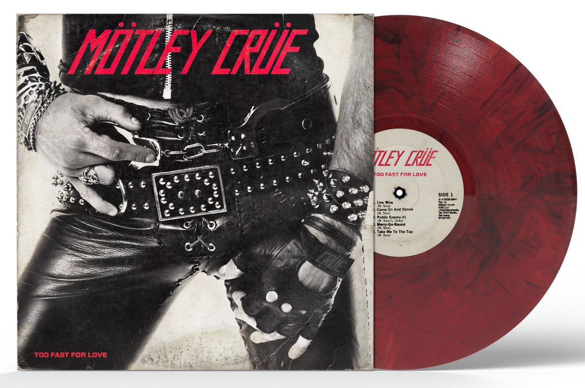 Motley Crue - Too Fast For Love (Indie Exclusive, Black & Red Smoke Colored Vinyl, 45th Anniversary Edition)