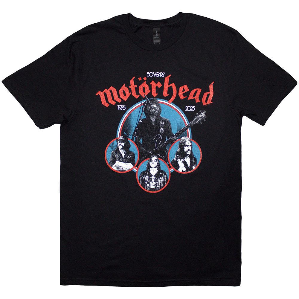 Motörhead - 50 Years Lemmy Circles Black