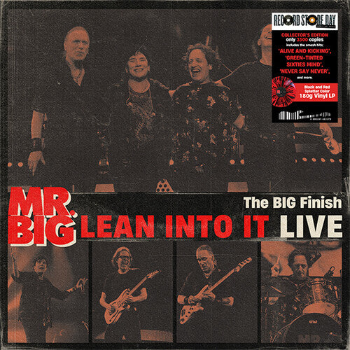 Order Mr. Big - The Big Finish: Lean Into It Live (RSD 2024, Black and Red Splatter Vinyl)