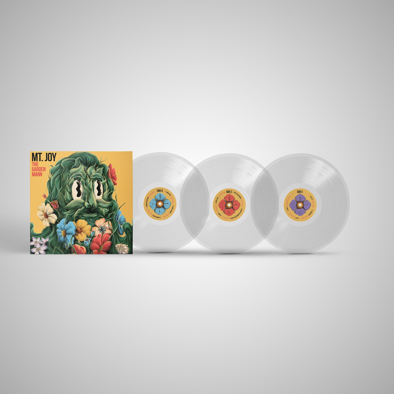 Mt. Joy - The Garden Mann (3LP Clear Vinyl, Deluxe Triple gatefold with exclusive photo art book)