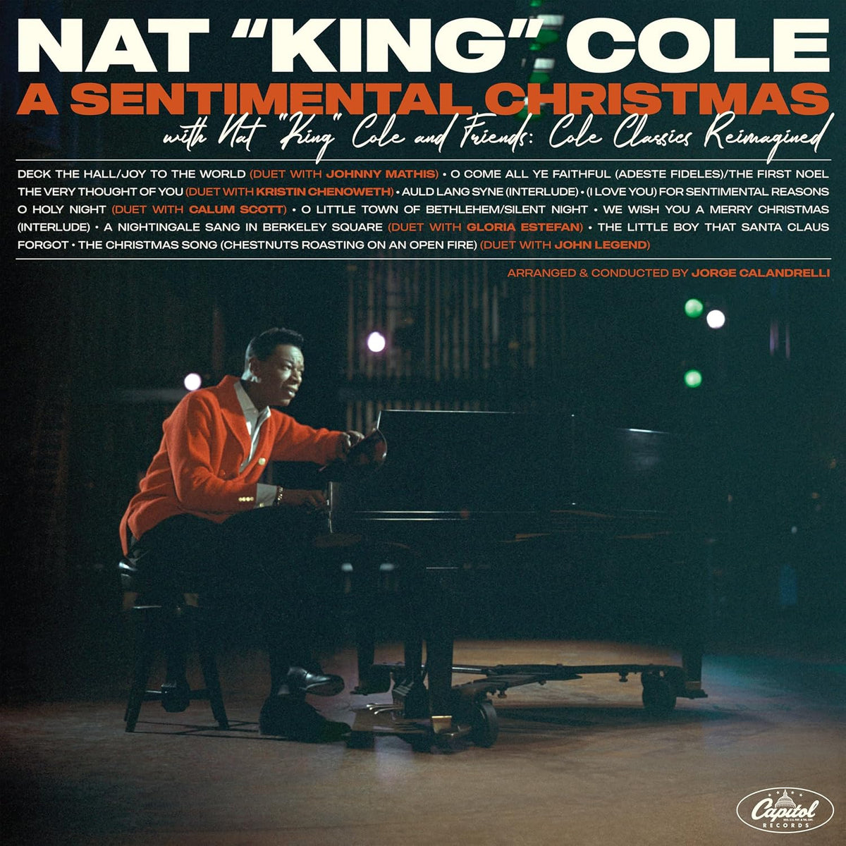 Nat King Cole - A Sentimental Christmas with Nat King Cole and Friends: Cole Classics Reimagined (Limited Edition, Translucent Red Vinyl)