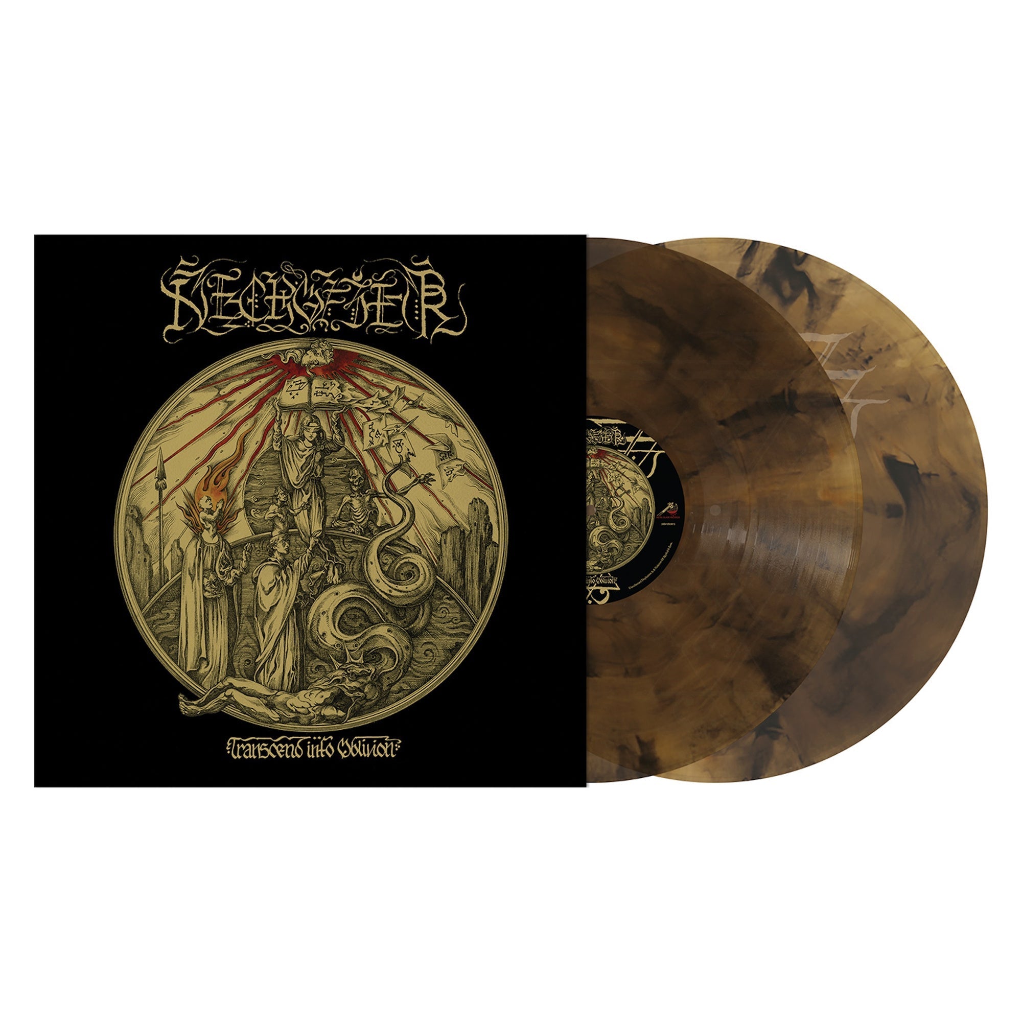 Necrofier - Transcend Into Oblivion Cosmic Storm [Clear Brown Black Marbled Vinyl] [2LP]