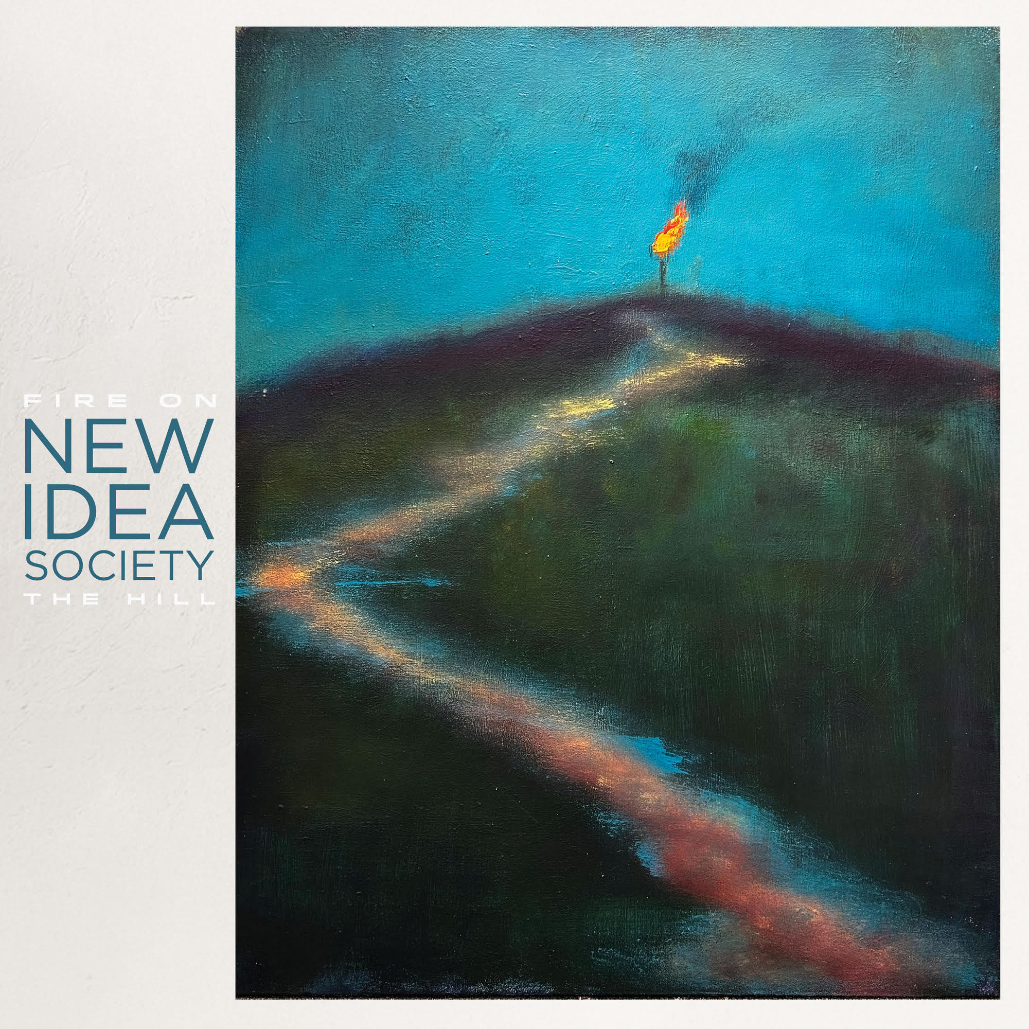 New Idea Society - Fire On The Hill [White With Rainbow Splatter Vinyl]