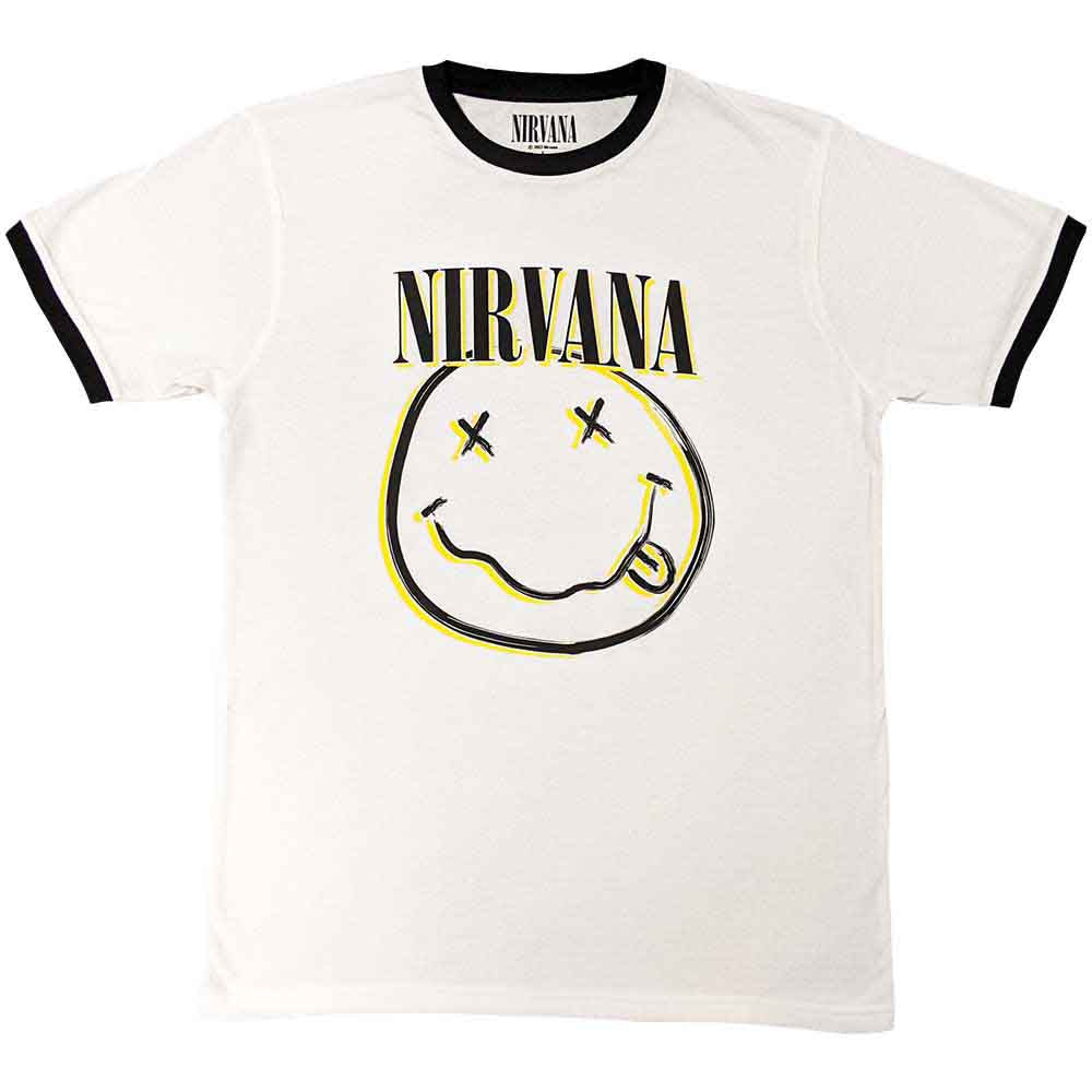 Nirvana - Double Happy Face () White