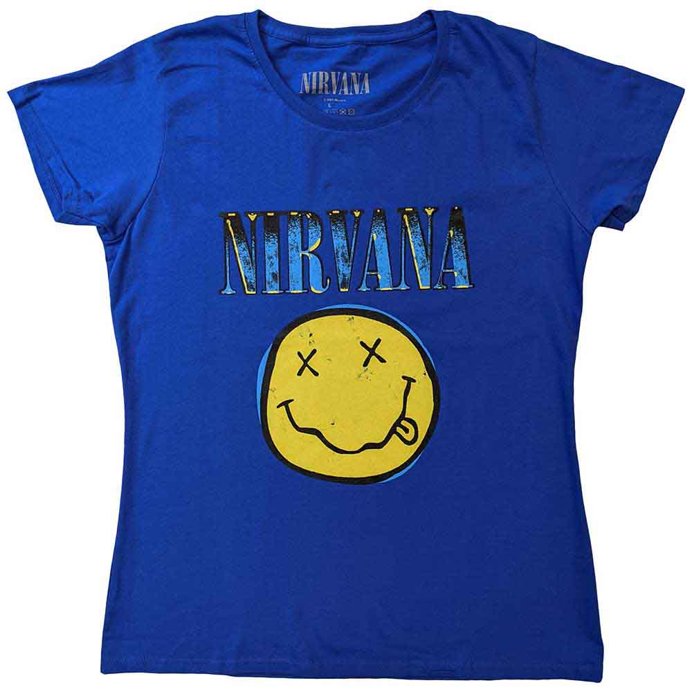 Nirvana - Xerox Happy Face Blue