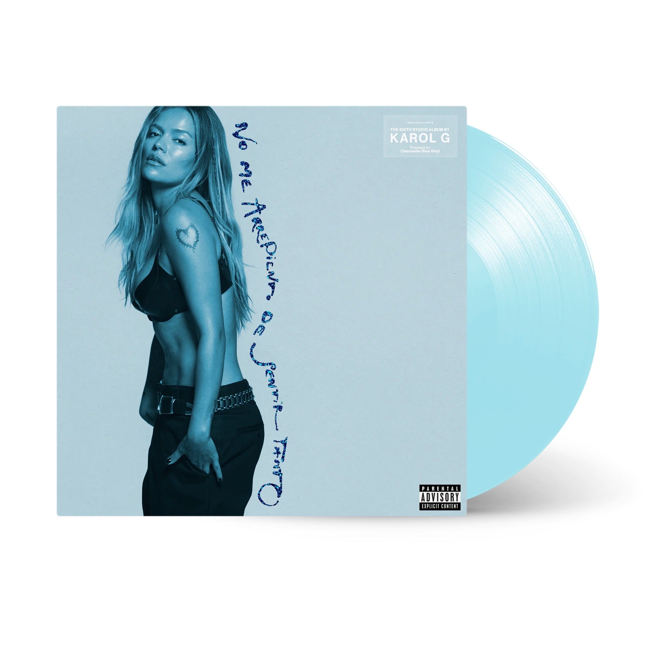 KAROL G - No Me Arrepiento De Sentir Tanto [Clearwater Blue LP]