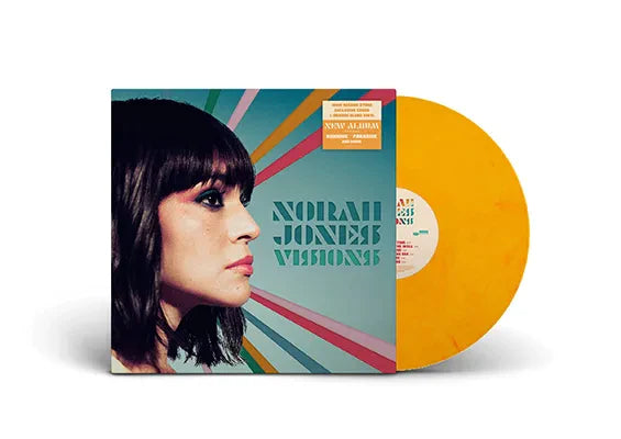 Order Norah Jones - Visions (Indie Exclusive, Alt Cover, Sun-Kissed Orange Blend Vinyl)