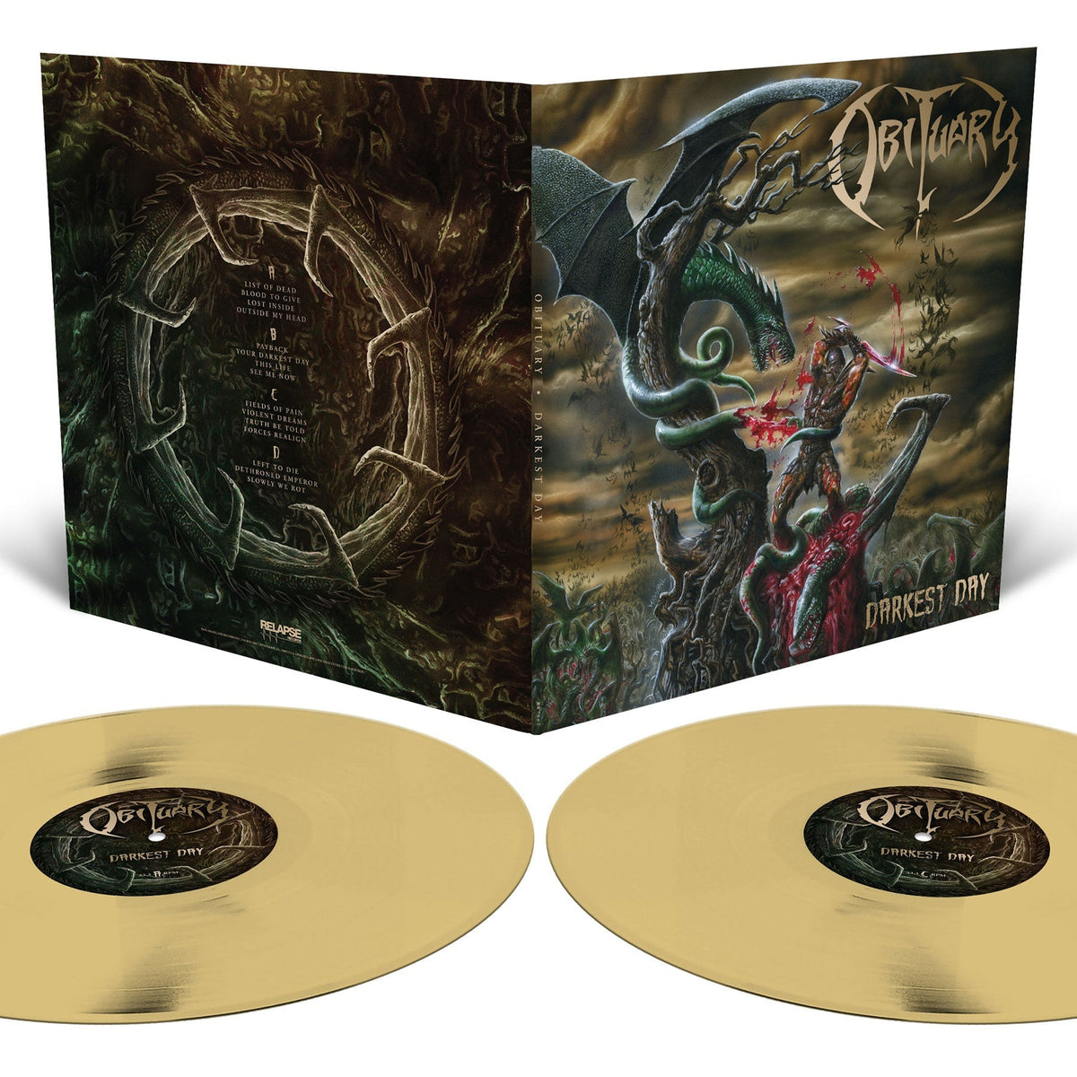 Obituary - Darkest Day (Reissue) [Translucent Gold Vinyl] [2LP]