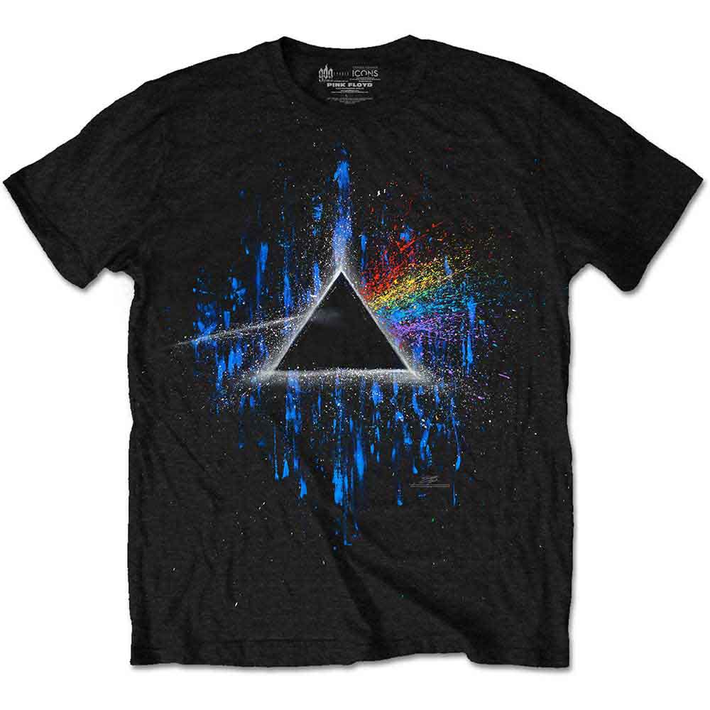 Pink Floyd - Dark Side of the Moon Blue Splatter Black