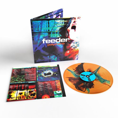 Feeder - Polythene (30th Anniversary) [Transparent Orange/Black/Blue LP]