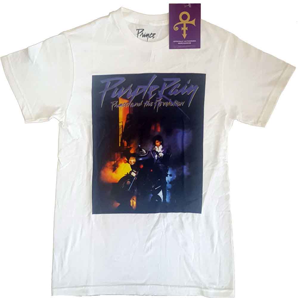 Prince - Purple Rain Square White