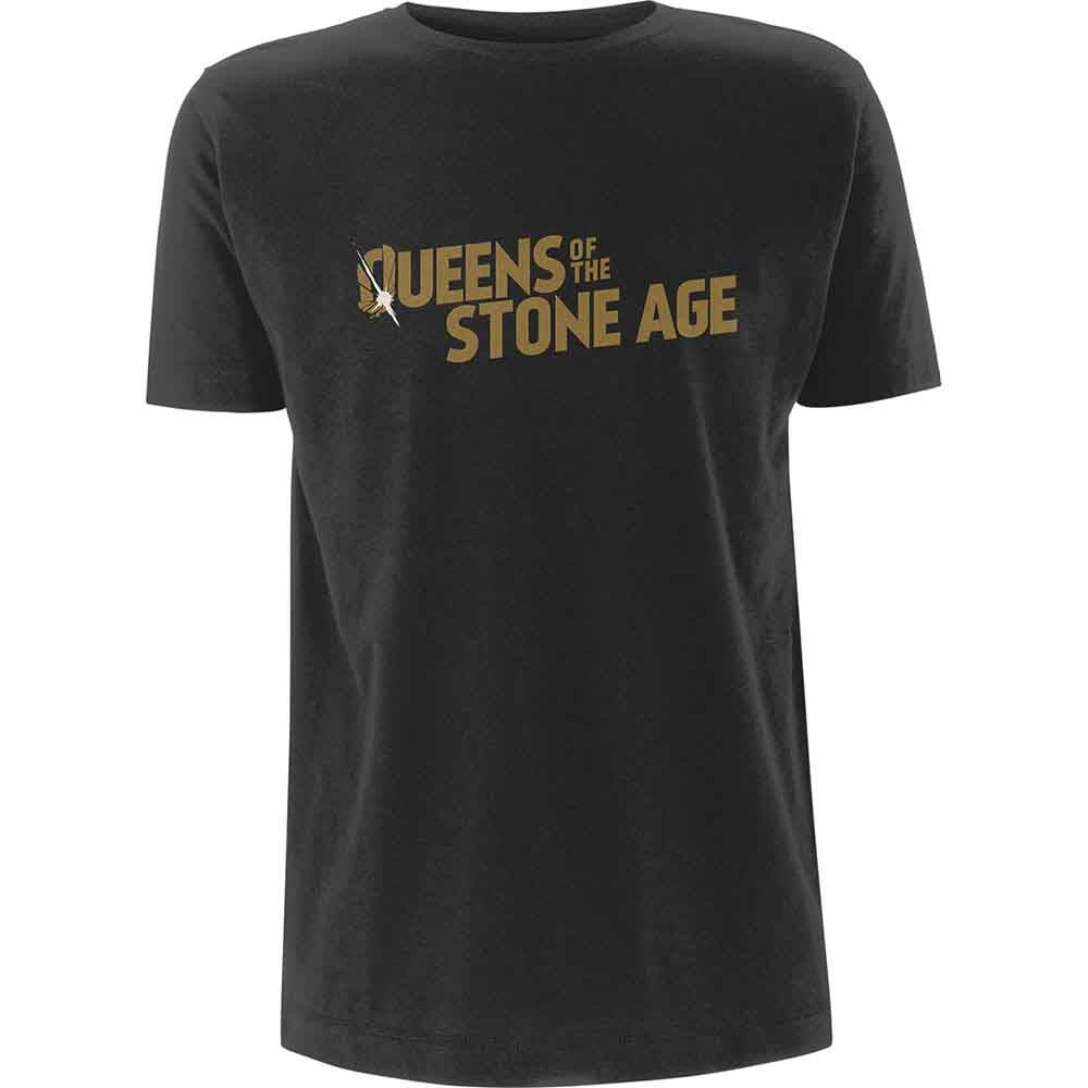 Queens Of The Stone Age - Metallic Text Logo Grey