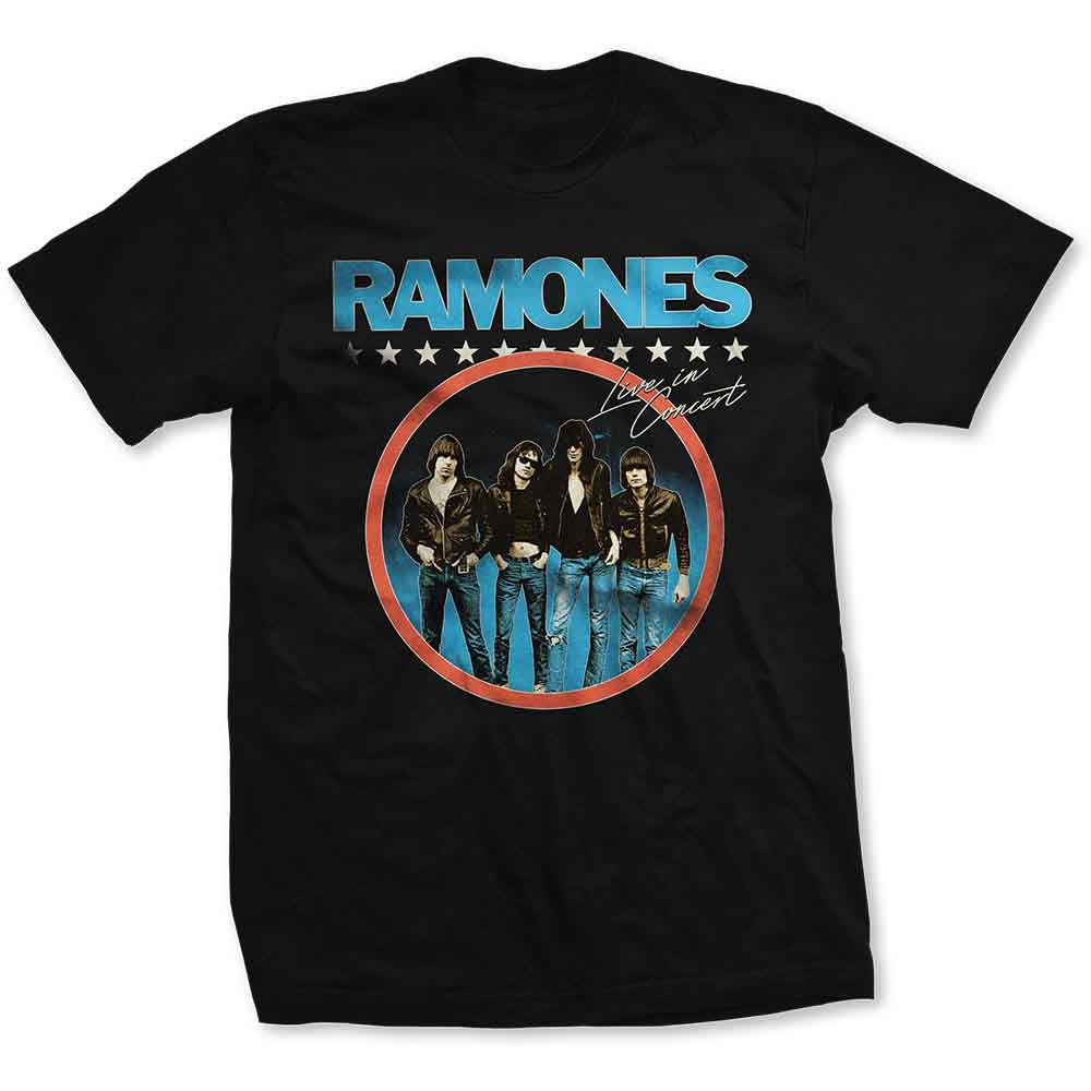Ramones - Circle Photo Black