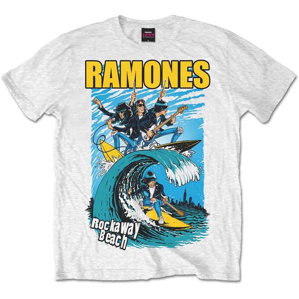 Ramones - Rockaway Beach White