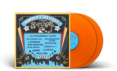 Order Rapper's Delight: A Taste of Sugar Hill Records (1979-1986) (2xLP Vinyl Orange Crush Vinyl)