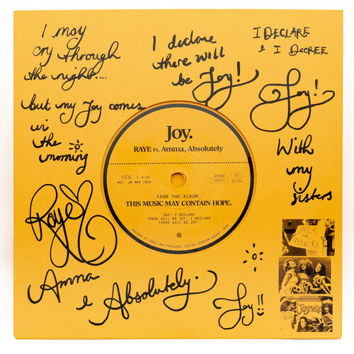 Raye - Joy. (Feat Amma & Absolutely) (7")