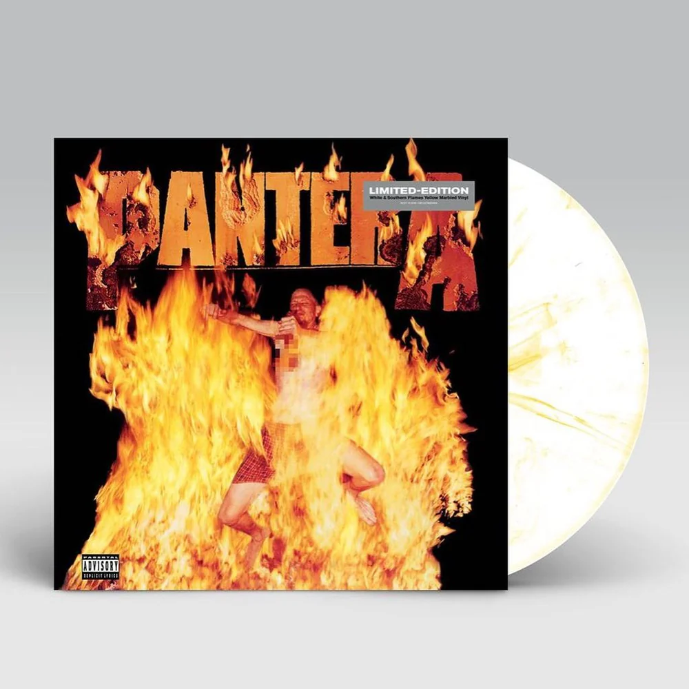 Pantera - Reinventing The Steel (Limited Edition, White & Southern Flames Yellow Marbled Vinyl)