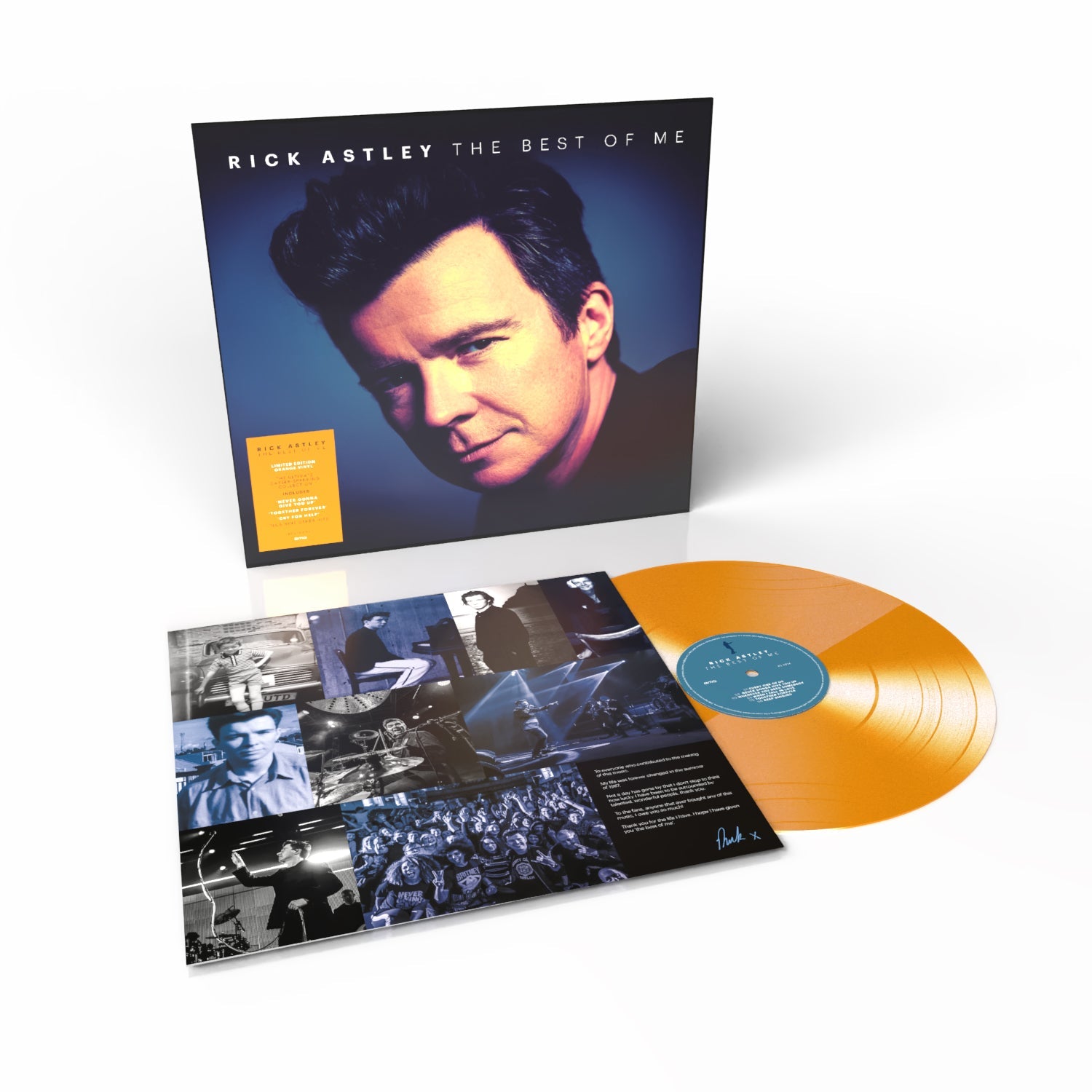 Rick Astley - The Best Of Me (Indie Exclusive) [Orange LP]