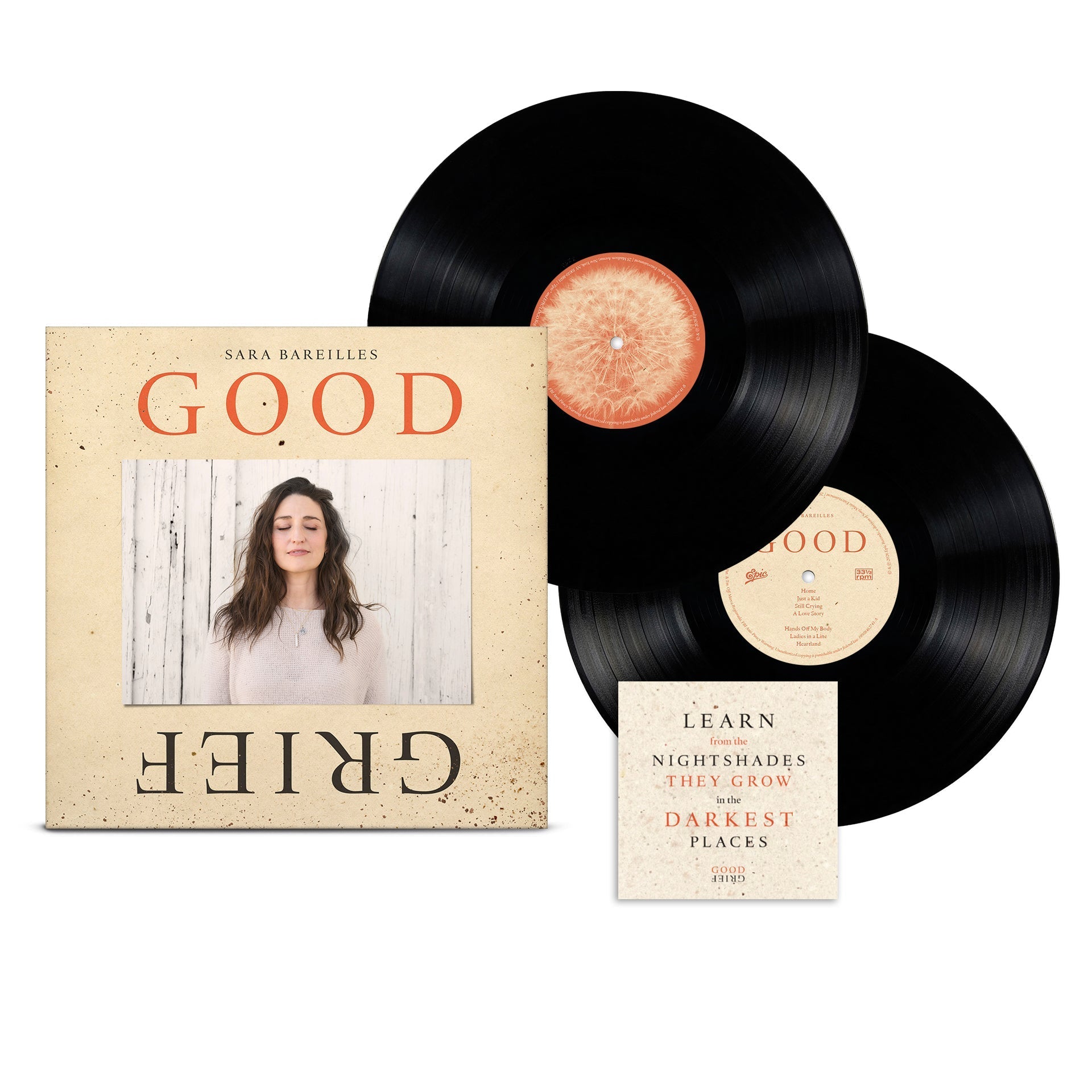 Sara Bareilles - Good Grief (Gatefold Jacket, Premium Seed Paper) [Black Vinyl] [2LP]
