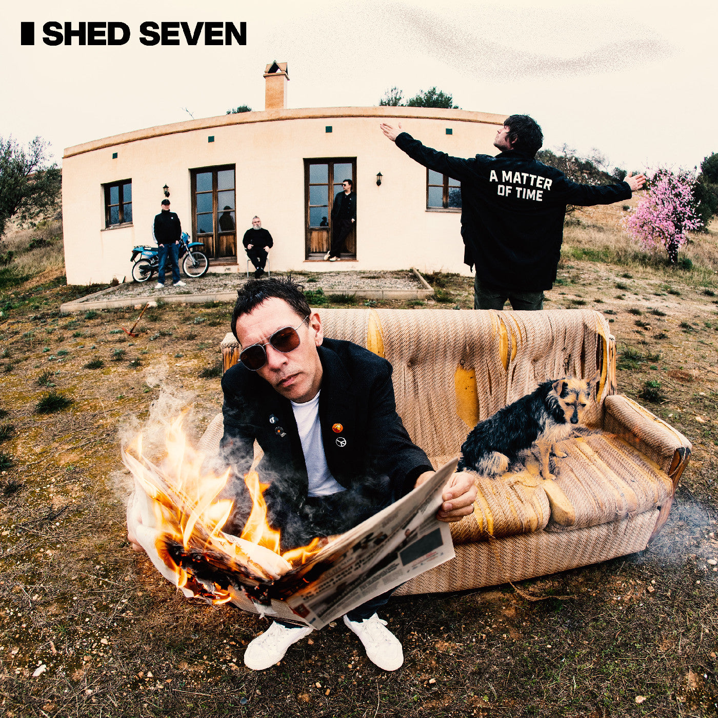 Shed Seven - A Matter Of Time [Black/Red Marble Vinyl]