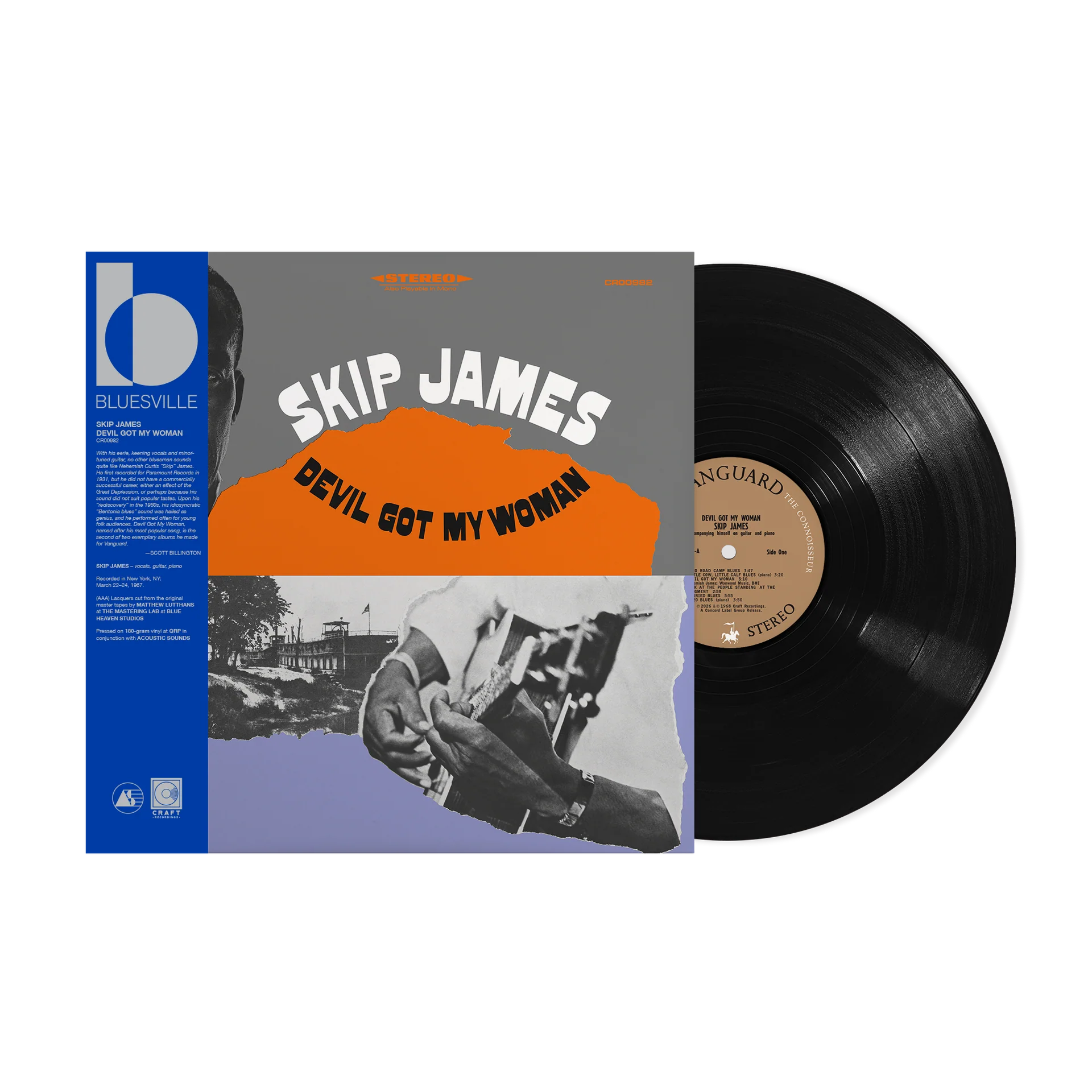 Skip James - Devil Got My Woman (Bluesville Acoustic Sounds Series) [180G LP]