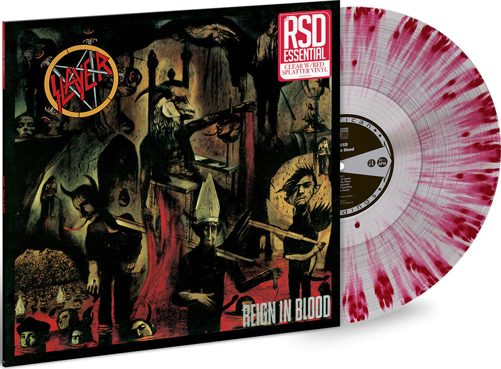 Slayer - Reign In Blood (RSD Essential Clear with Red Splatter Vinyl)