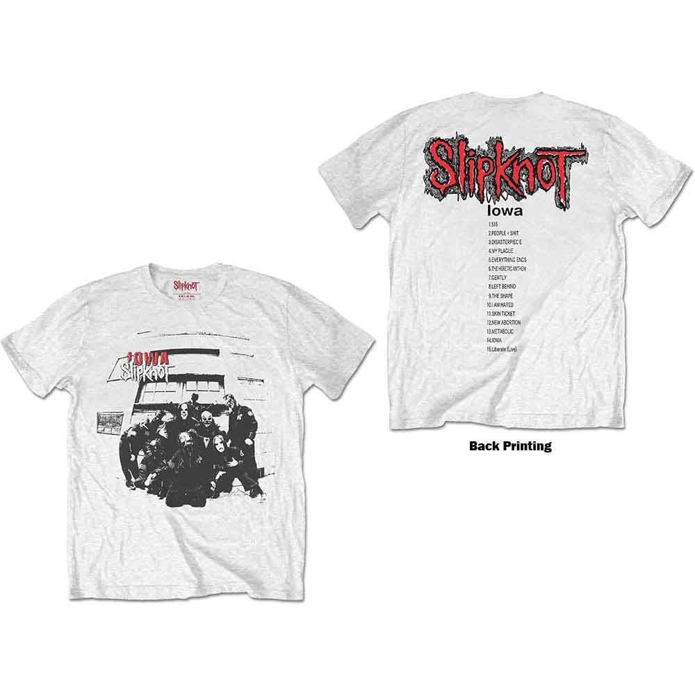 Slipknot - Iowa Track List White