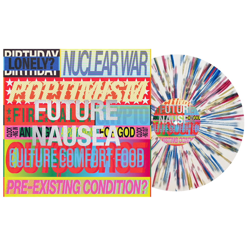 SPANISH LOVE SONGS - Future Nausea [White W/ Blue, Red & Gold Splatter Vinyl]