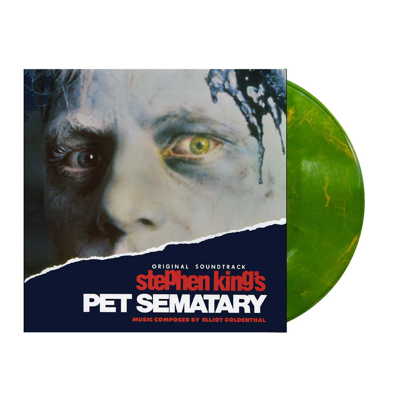 Elliot Goldenthal - Stephen King's Pet Sematary (Music From The Motion Picture) [Neon Green With Orange Swirl "Dead Catseye" Vinyl]