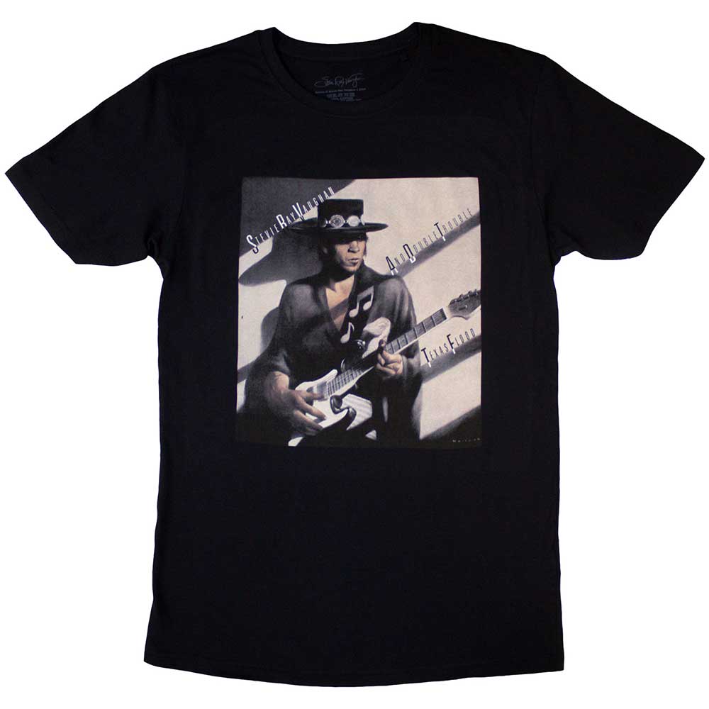 Stevie Ray Vaughan - Texas Flood Album Cover Black