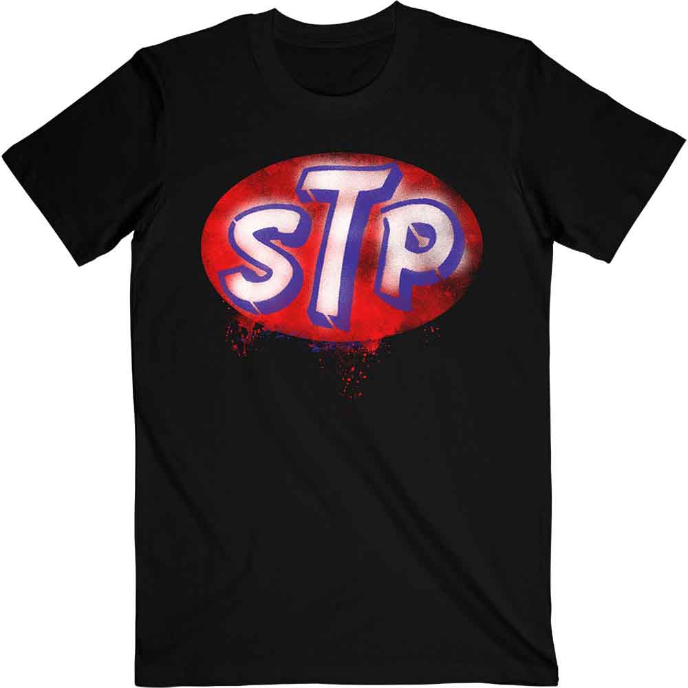 Stone Temple Pilots - Red Logo (T-Shirt) Black