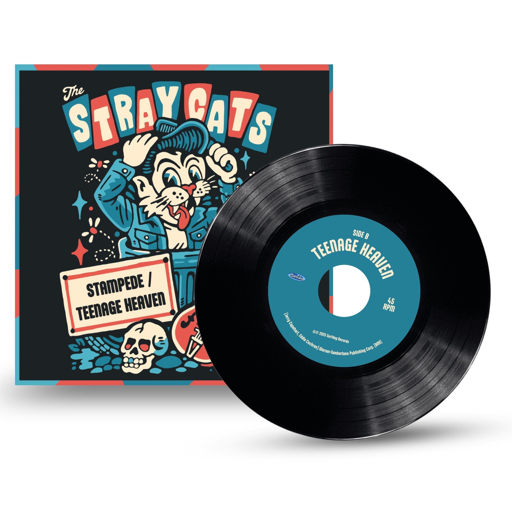 Stray Cats - Stampede / Teenage Heaven (7" Single)