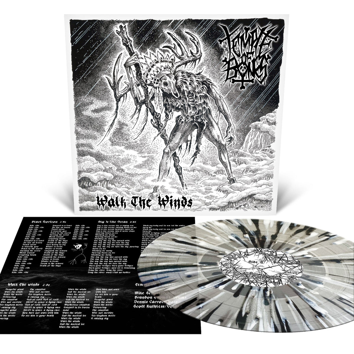 Temple Of Bones - Walk The Winds [Milky Clear Splatter Vinyl]