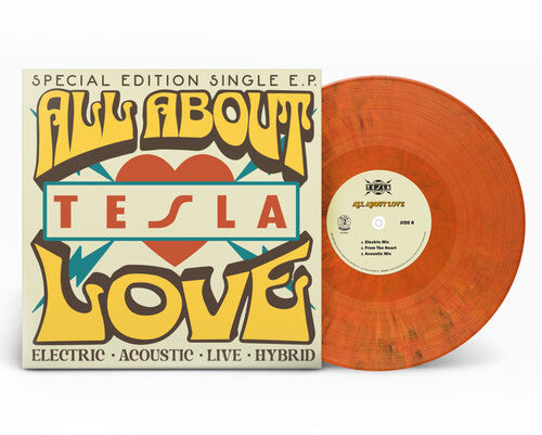 Tesla - All About Love: Special Edition E.P. (Limited Edition, Orange Vinyl) (Vinyl)