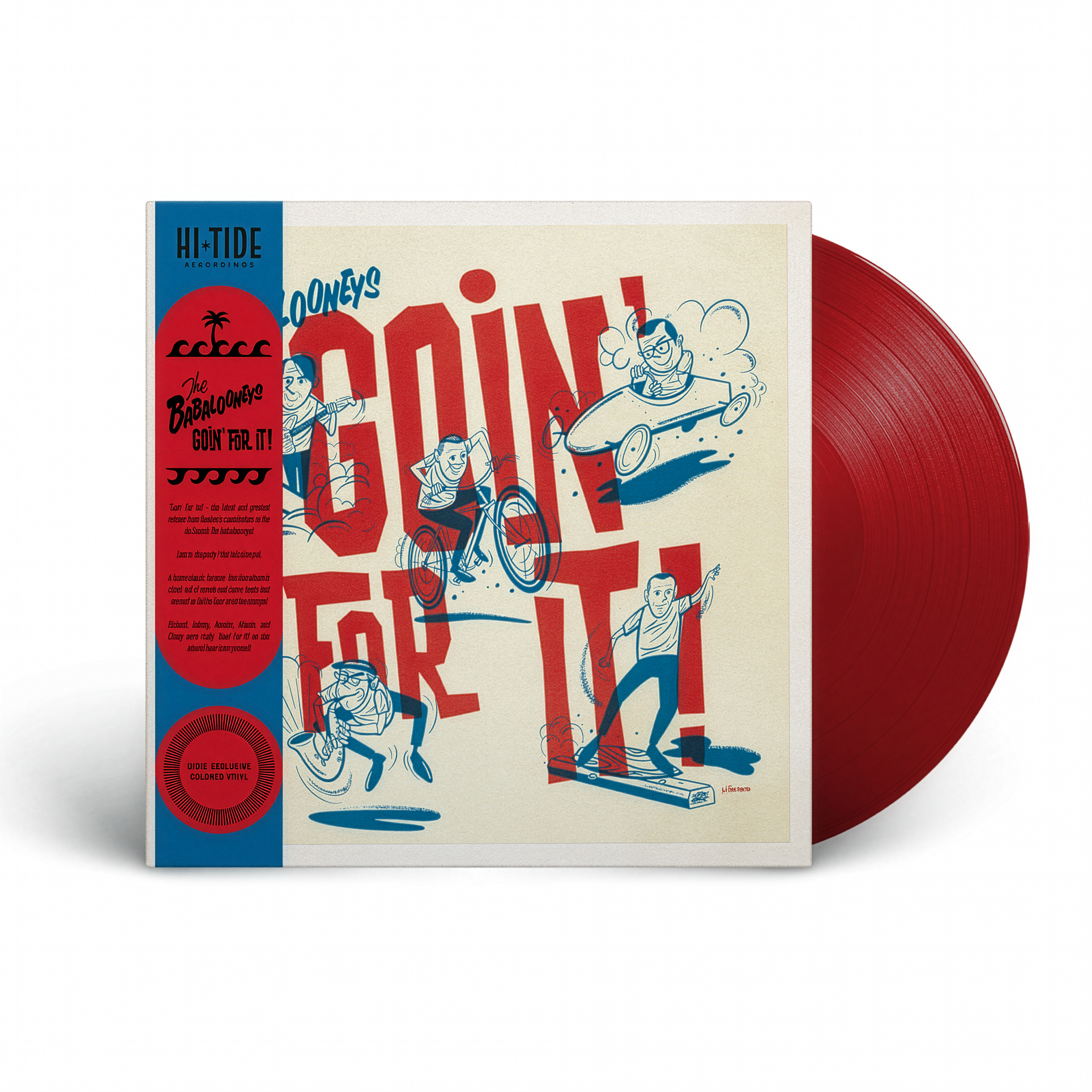 The Babalooneys - Goin' For It (Indie Exclusive With Obi Strip) [Candy Apple Red Colored Vinyl]