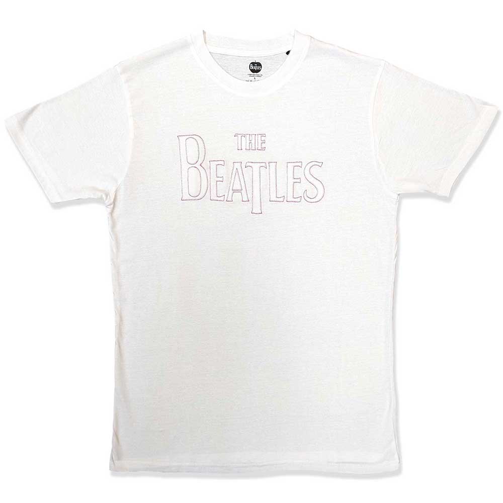 The Beatles - Drop T Logo White