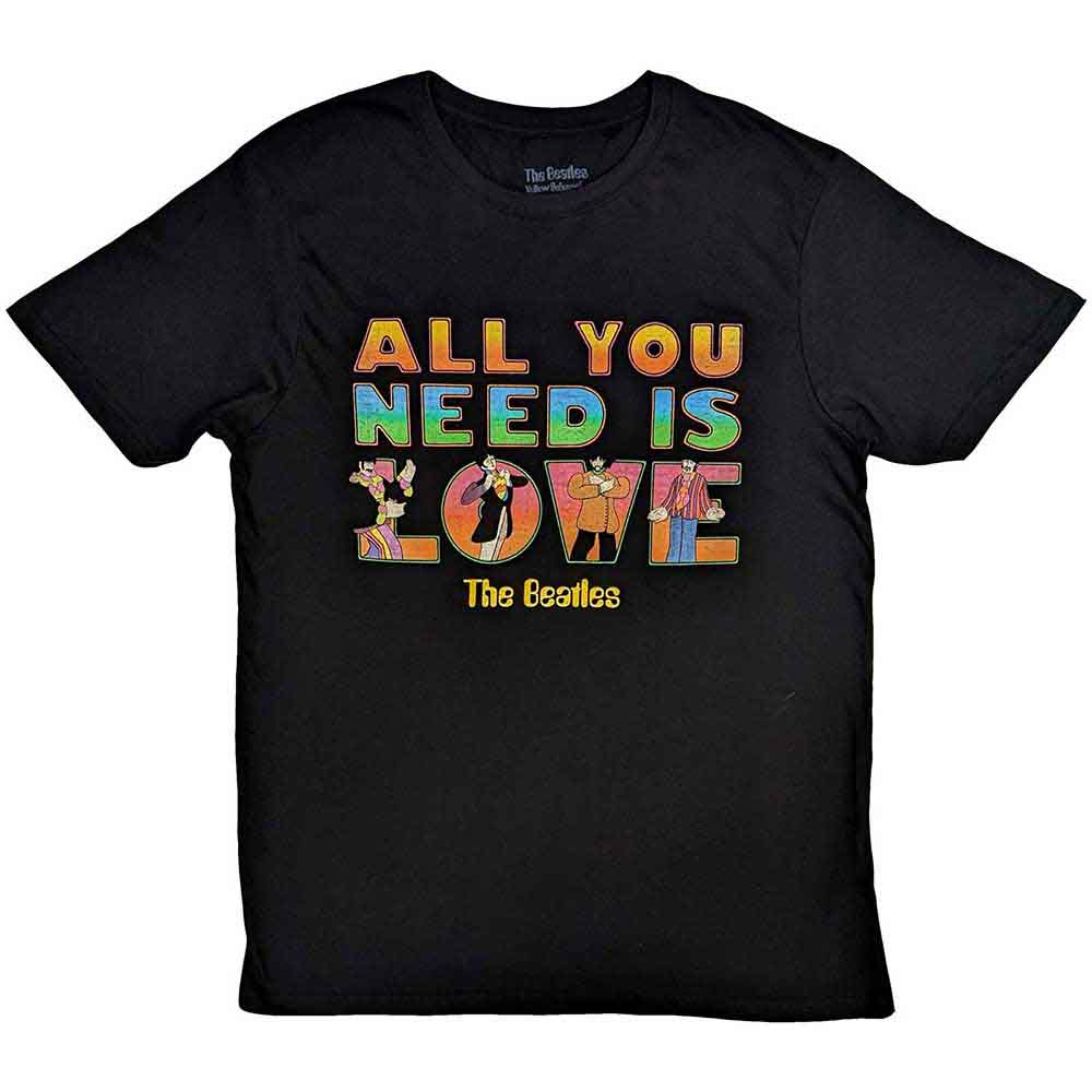 The Beatles - Yellow Submarine All You Need Is Love Stacked Black