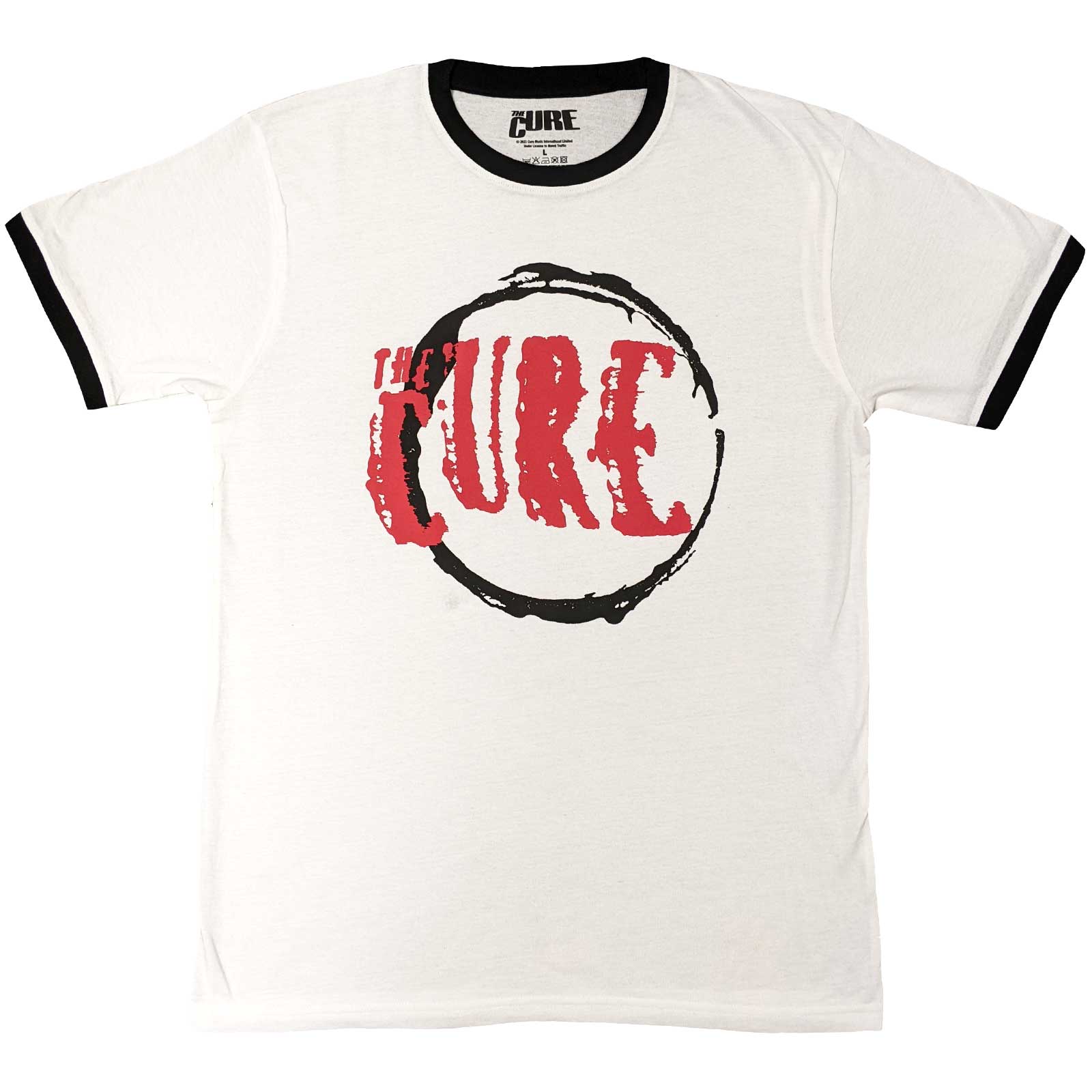 The Cure - Circle Logo White