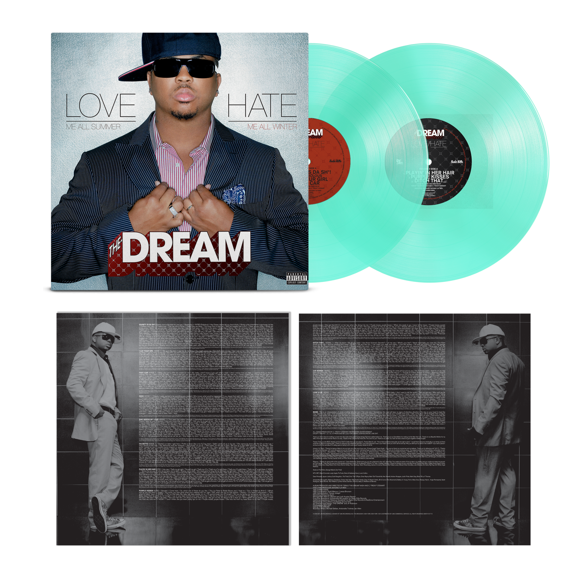The-Dream - Love/Hate [Transparent Sea Glass Vinyl] [2LP]