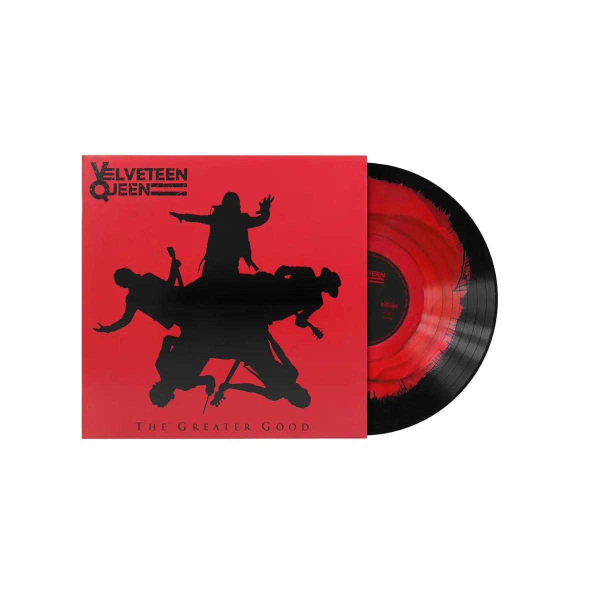 Velveteen Queen - The Greater Good [Red and Black Corona Vinyl]