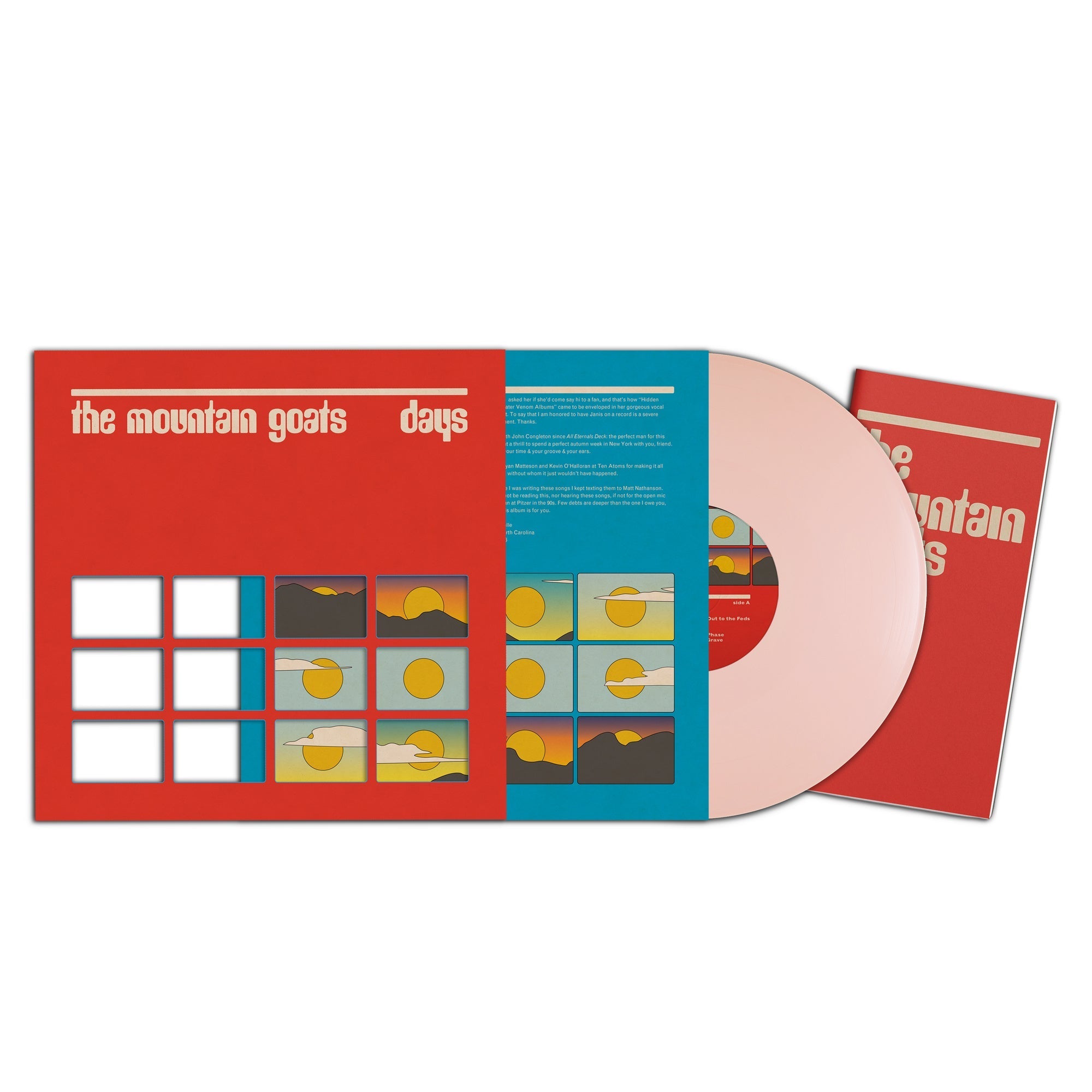 The Mountain Goats - Days (Deluxe Packaging Indie Exclusive) [Rose-Tipped Fingers Pink Vinyl]