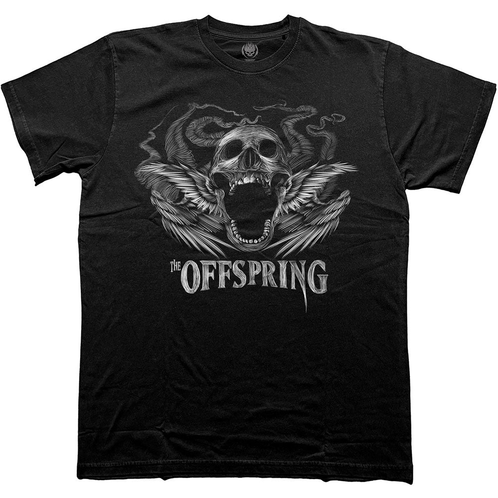 The Offspring - Feathered Winged Skull Black