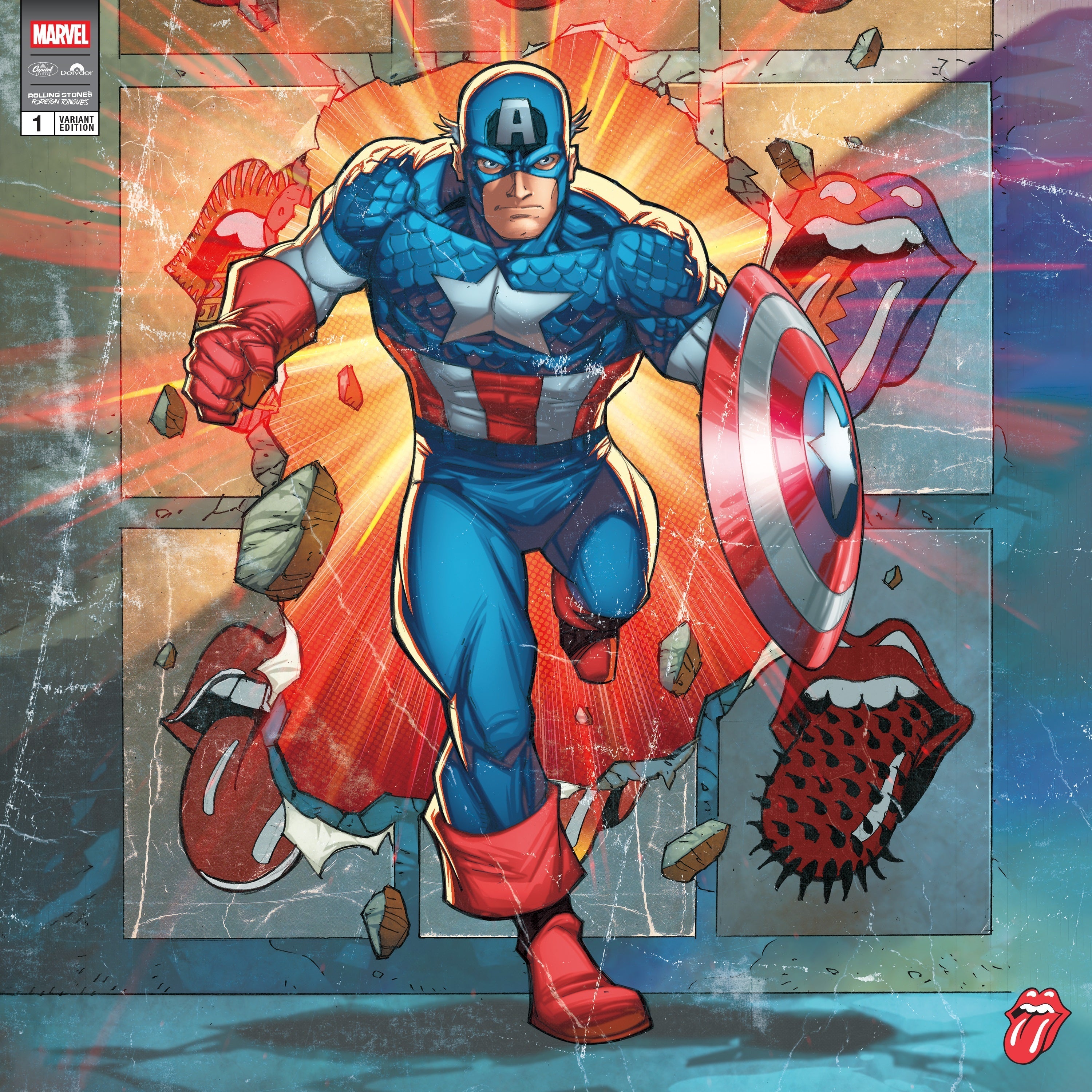 The Rolling Stones - Foreign Tongues (Marvel Collector's Series) [Captain America] [2LP]