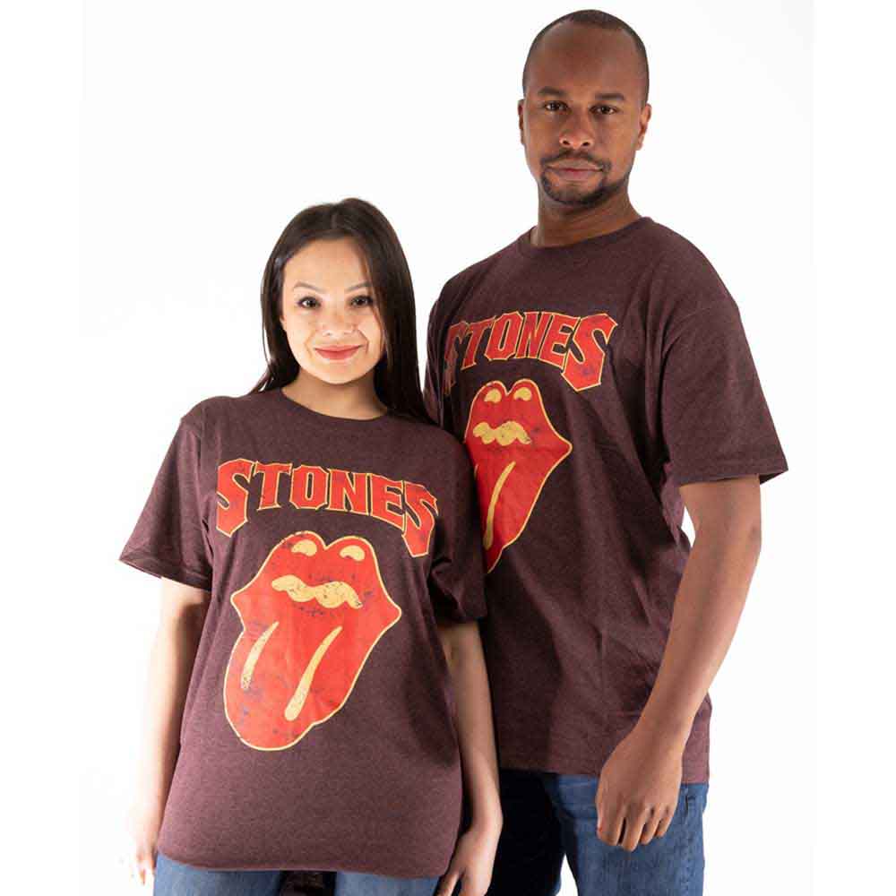 The Rolling Stones - Gothic Text Brown