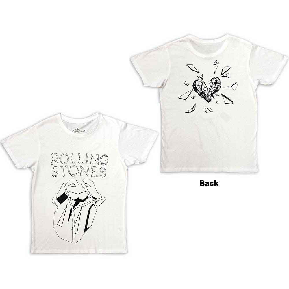 The Rolling Stones - Hackney Diamonds Diamond Tongue Outline White