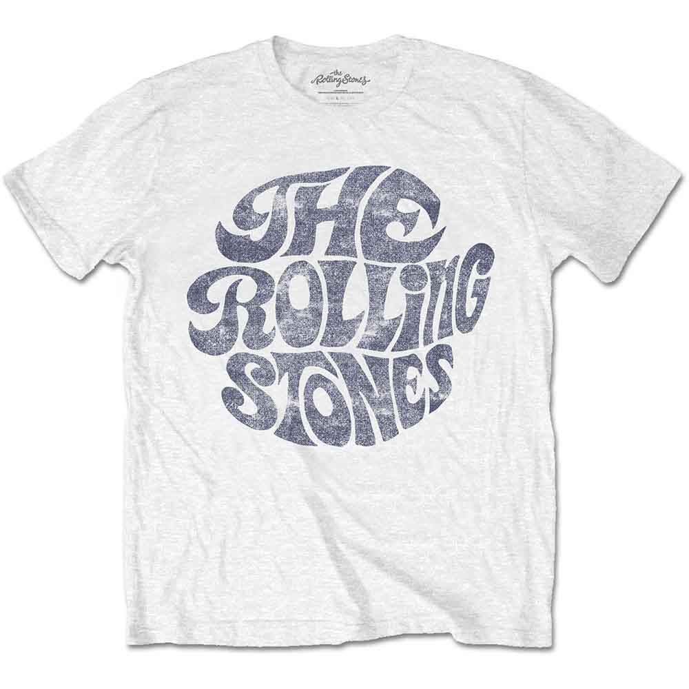 The Rolling Stones - Vintage 70s Logo White
