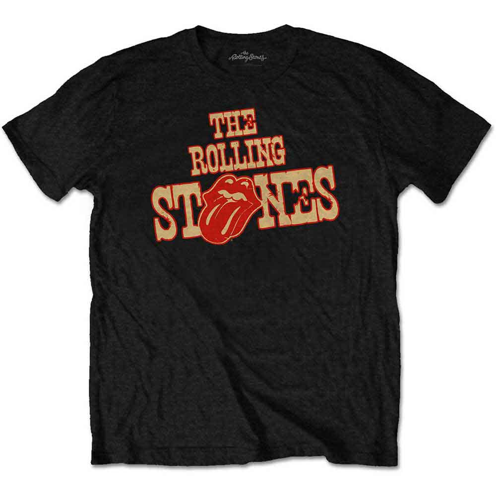 The Rolling Stones - Wild West Logo Black