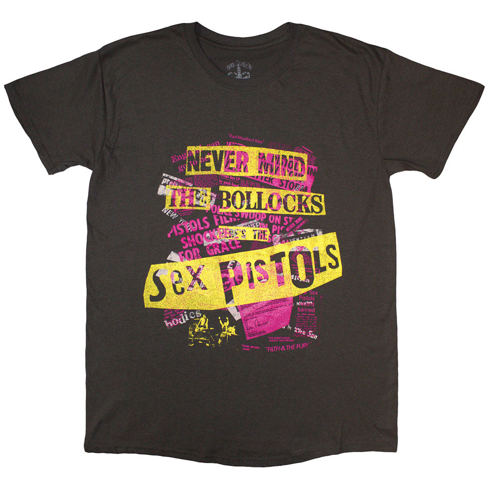 The Sex Pistols - NMTB Text Overlay Grey