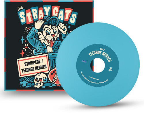 The Stray Cats - Stampede / Teenage Heaven (Limited Edition) [Blue 7"]
